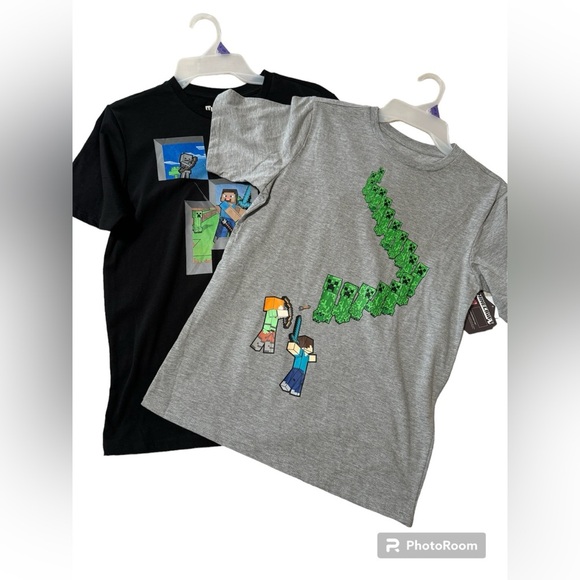 New Minecraft Boys T-shirts Bundle, XL(14/16) - Picture 3 of 4